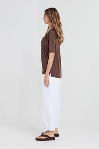 Verge Homeland Pant in White 1137LW
