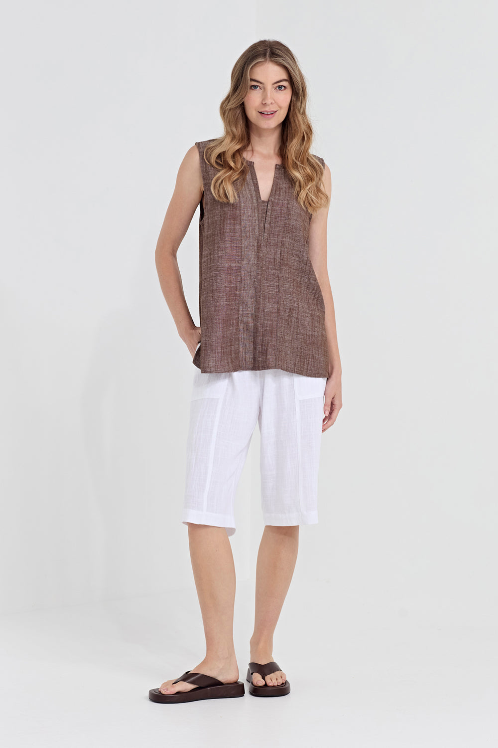 Verge Sunshine Tank in Cocoa 1407BR