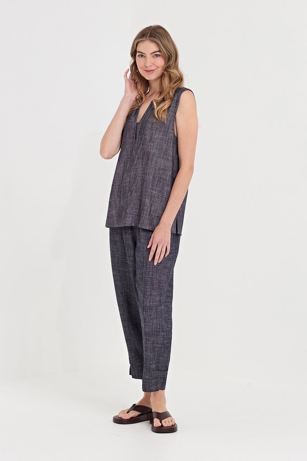 Verge Sunshine Tank in Ink 1407BR