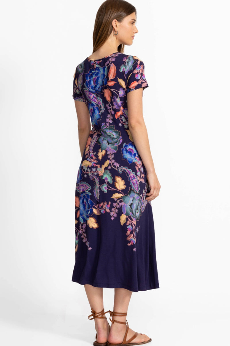 Johnny Was The Janie Favorite Boatneck Cap Sleeve Dress T38925-6