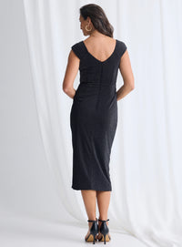 Trellis Lane Connie Midi in Black TL1074