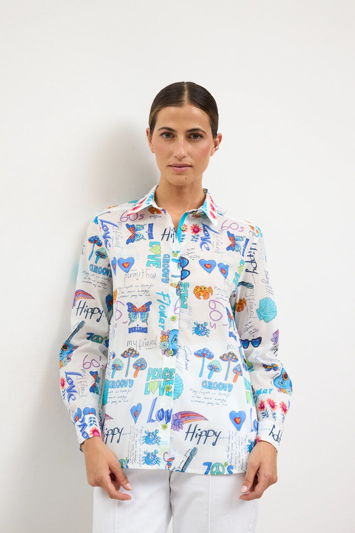 Bariloche Tazu Shirt in Turquoise TAZU-S26