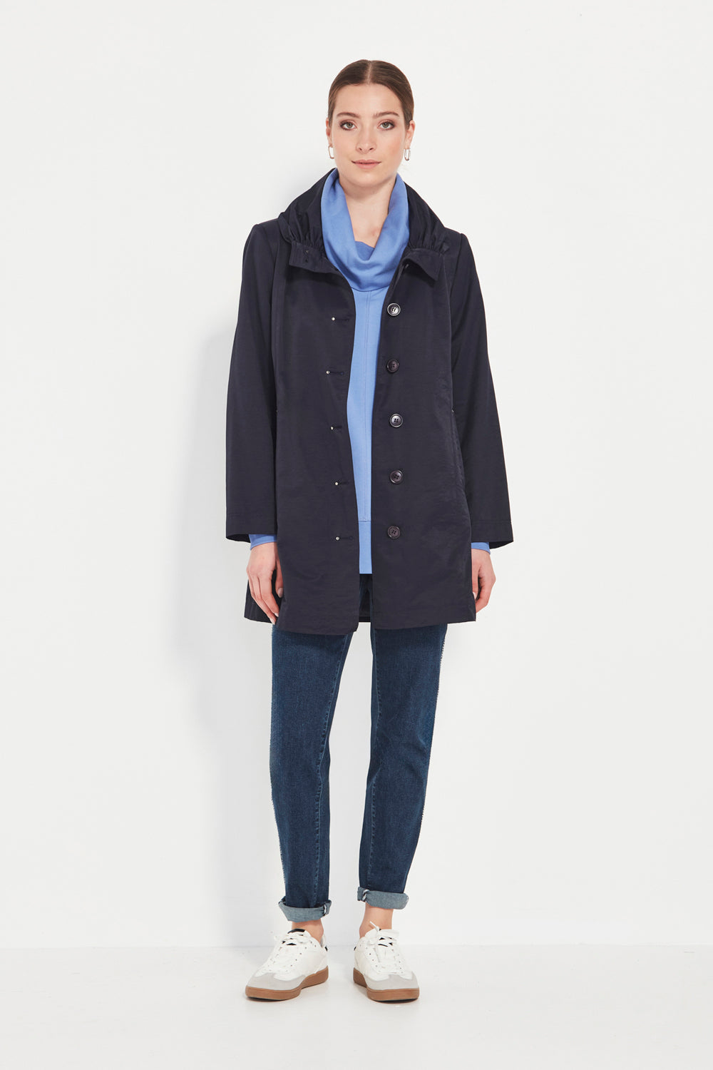 Verge Tova Coat in Ink 1023BR