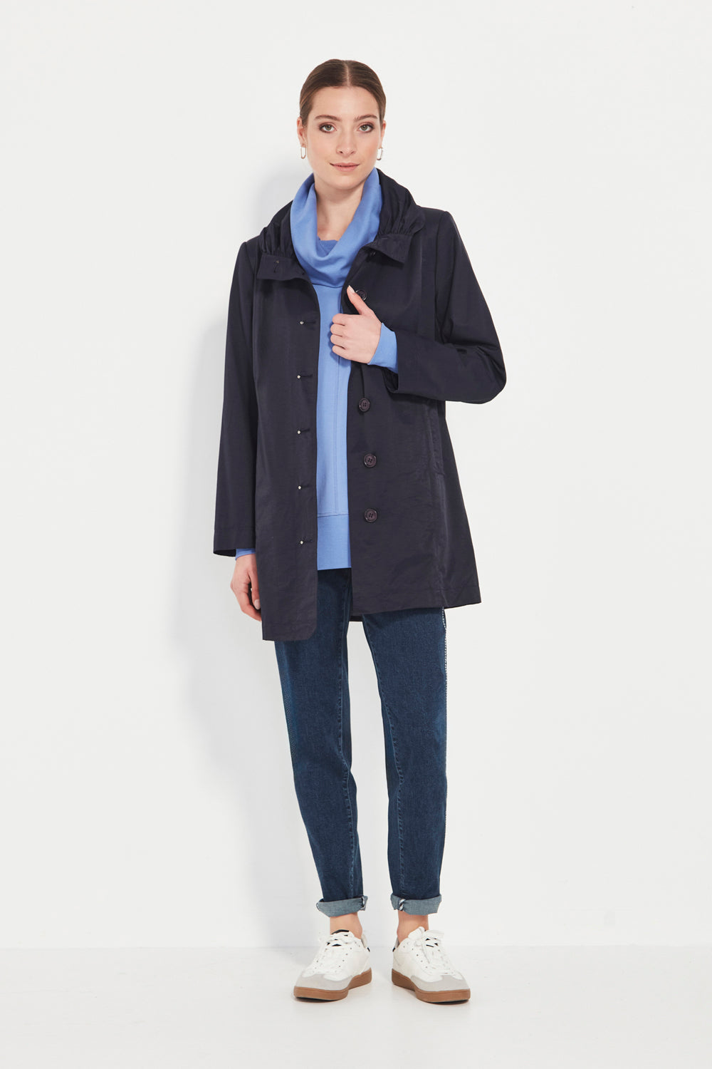 Verge Tova Coat in Ink 1023BR