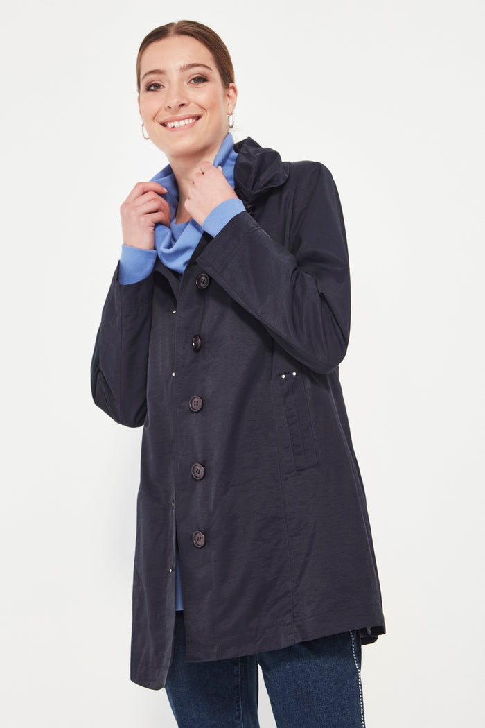 Verge Tova Coat in Ink 1023BR