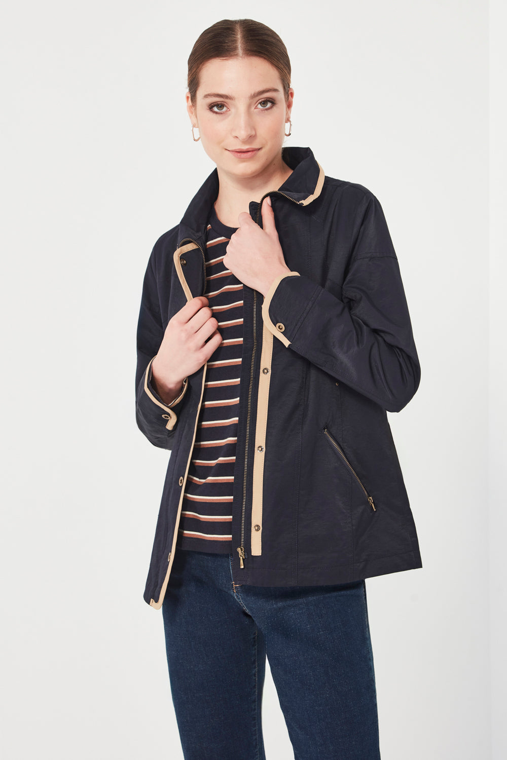 Verge Trance Jacket in Ink 1143BR