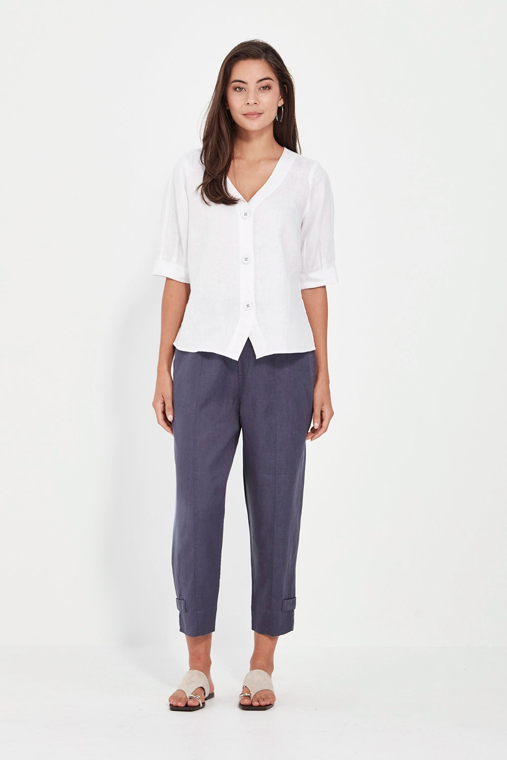 Verge Elena Pant in Denim 9725BR
