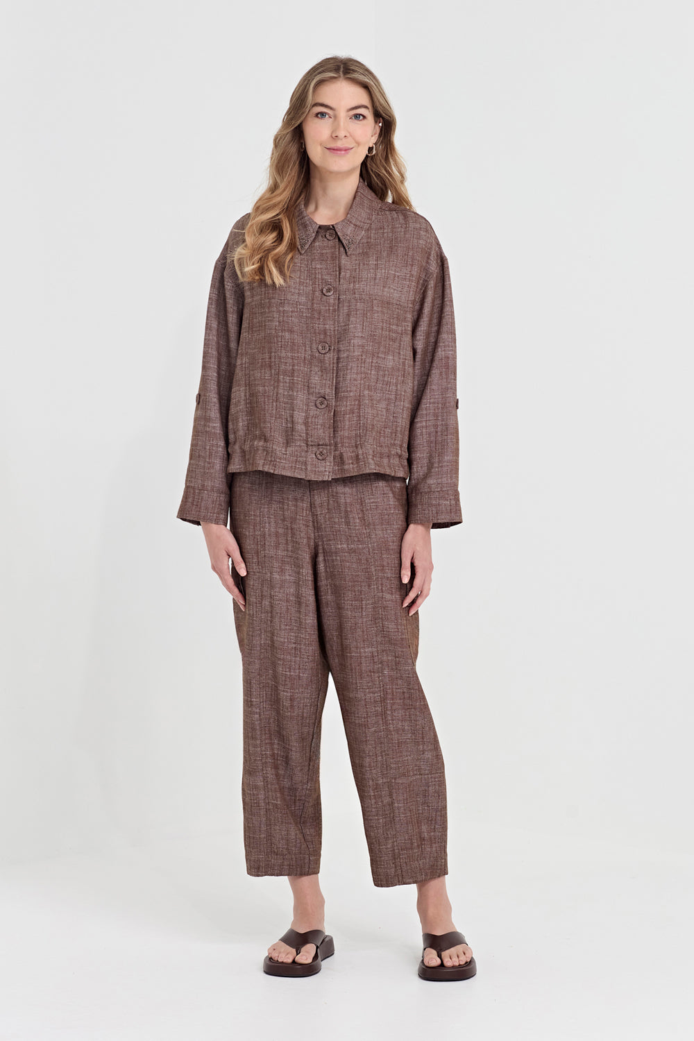 Verge Faithful Pant in Cocoa 1404BR
