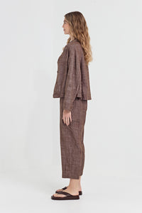 Verge True Jacket Plain in Cocoa 1405BR