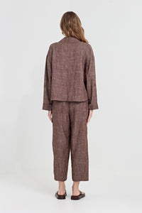 Verge True Jacket Plain in Cocoa 1405BR