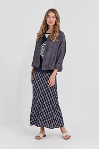 Verge True Jacket Plain in Ink 1405BR