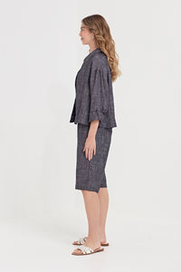 Verge True Jacket Plain in Ink 1405BR