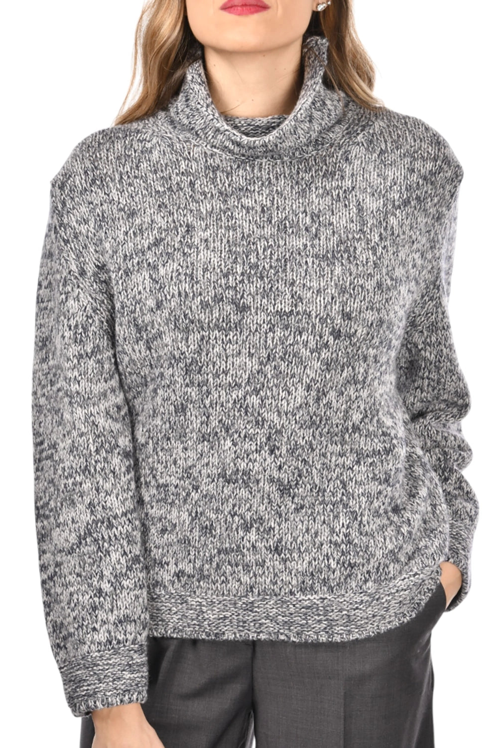 Gran Sasso Mock Neck Sweater 10214-17303