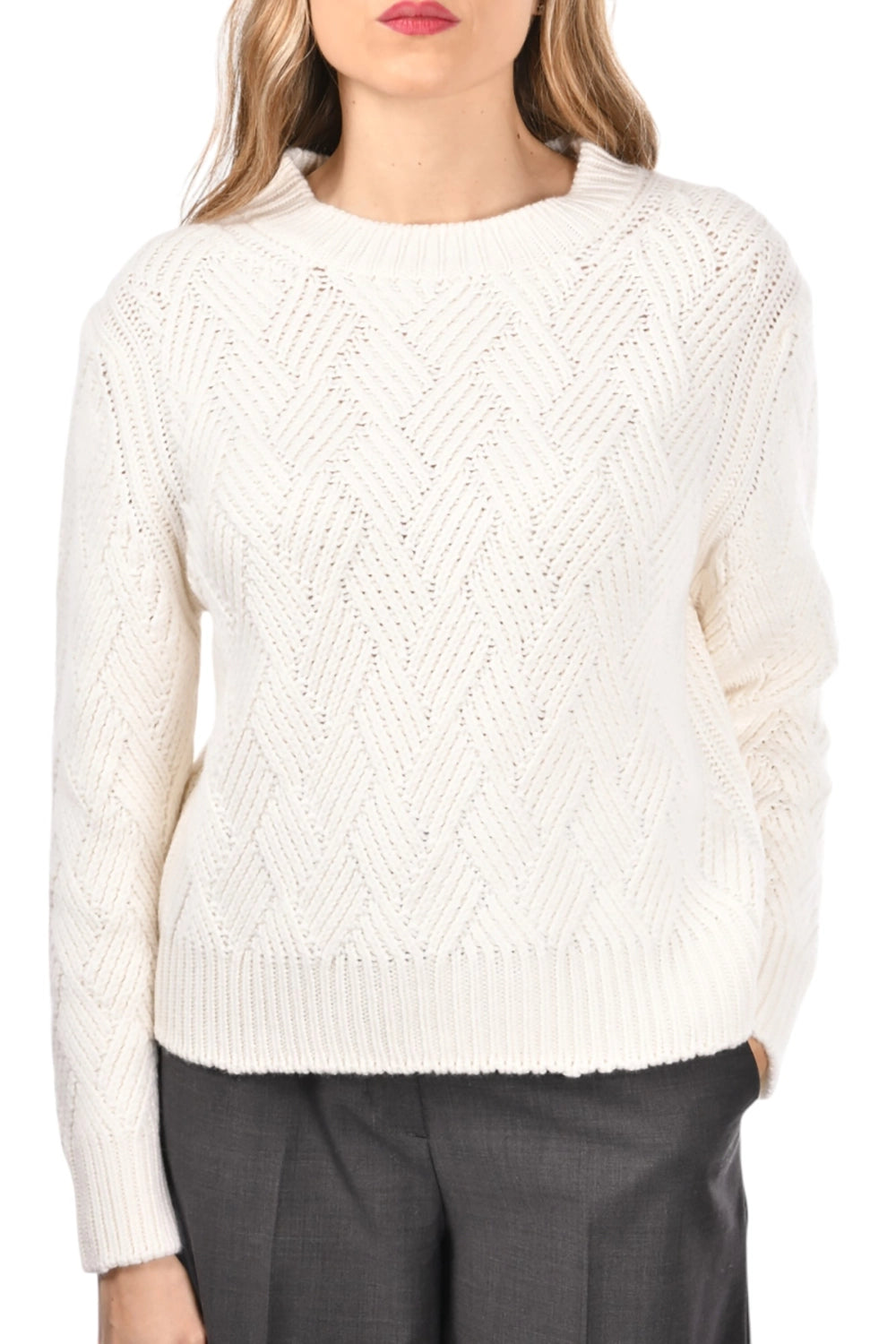 Gran Sasso Pure Cashmere Crew Neck Knit 10277-15523