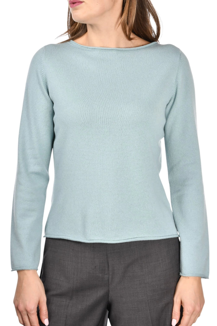 Gran Sasso Boat Collar Cashmere Sweater 57201-15501