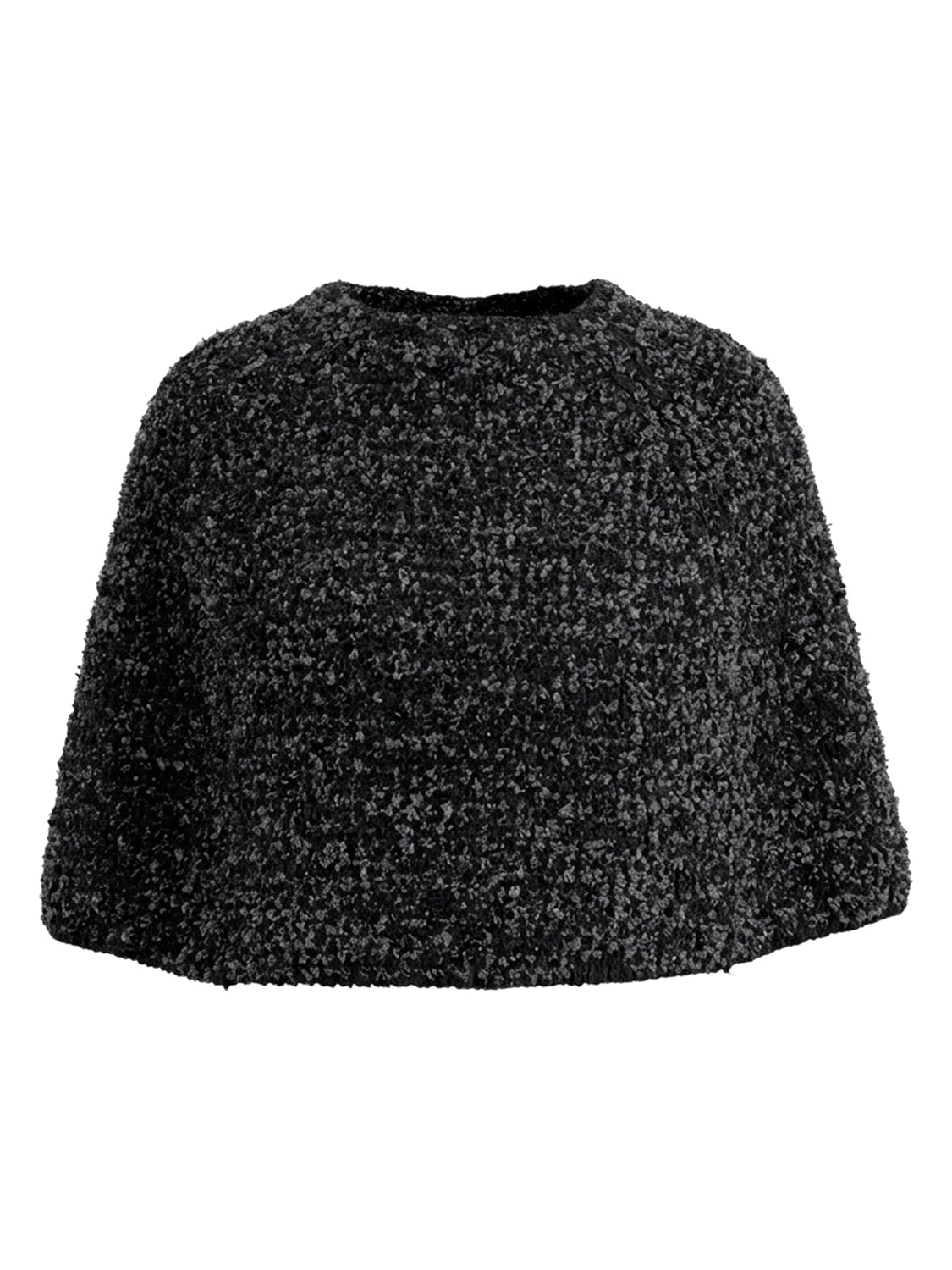 Gran Sasso Boucle' Cape in Black 10209-19709