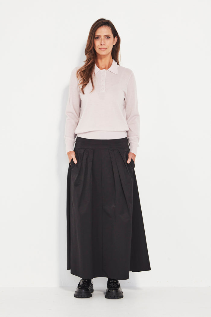 Verge York Skirt in Black 1078BR