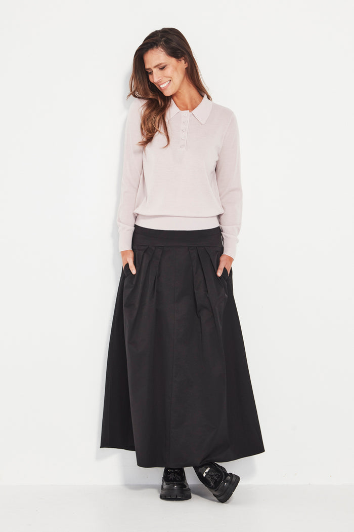 Verge York Skirt in Black 1078BR