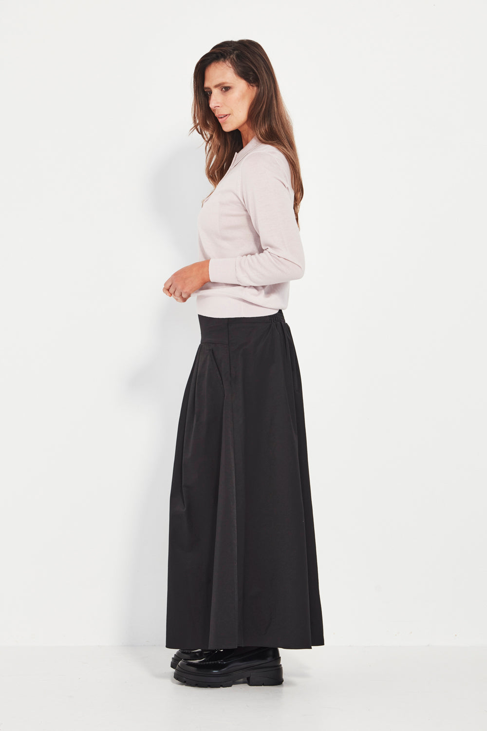 Verge York Skirt in Black 1078BR