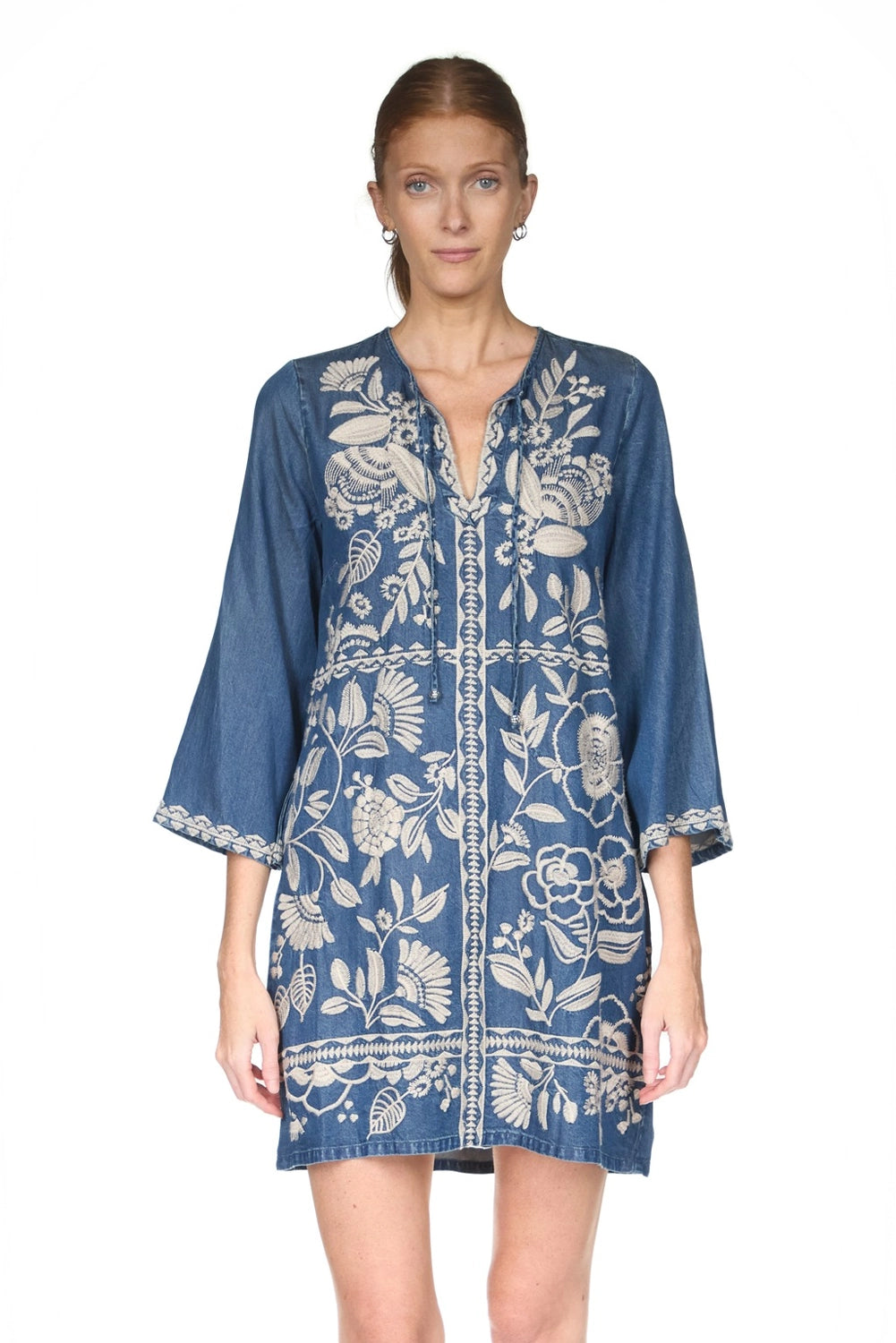 Johnny Was Kimono Sleeve Relaxed Dress - Lucinda W39226-1
