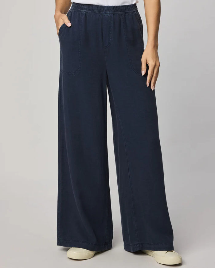 Splendid Angie Palazzo Pant in Navy RM3C880