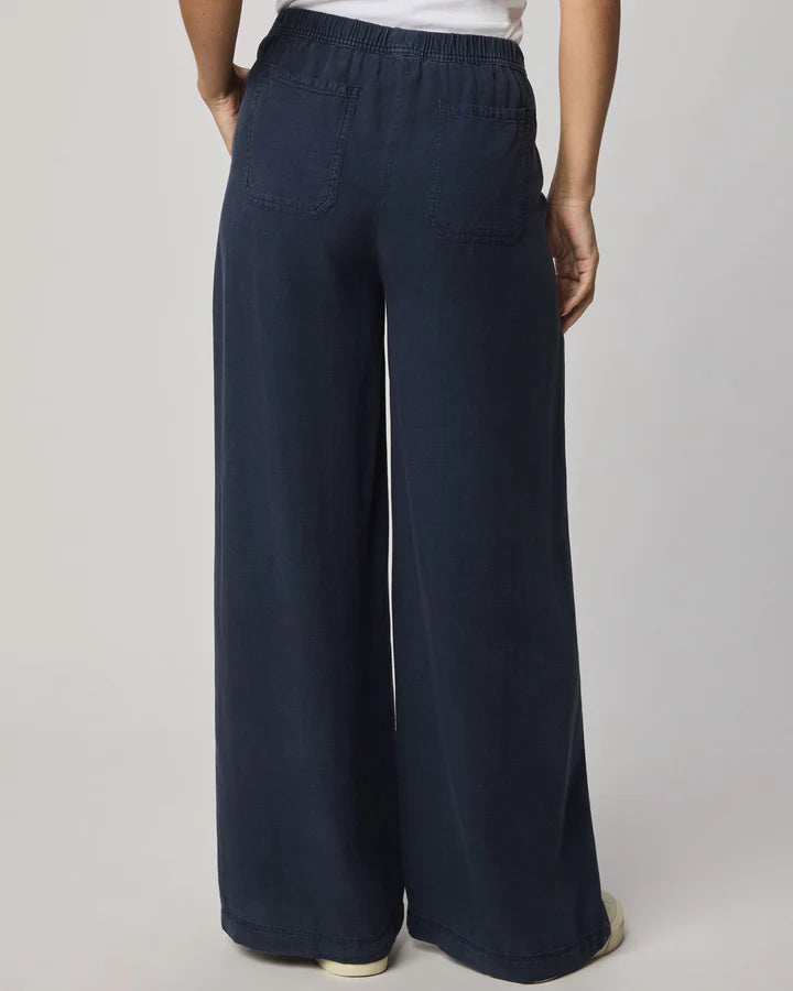 Splendid Angie Palazzo Pant in Navy RM3C880