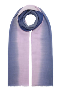 Ilse Jacobsen Dip Dye Scarf in Mauve Dip Dye WOOCA01