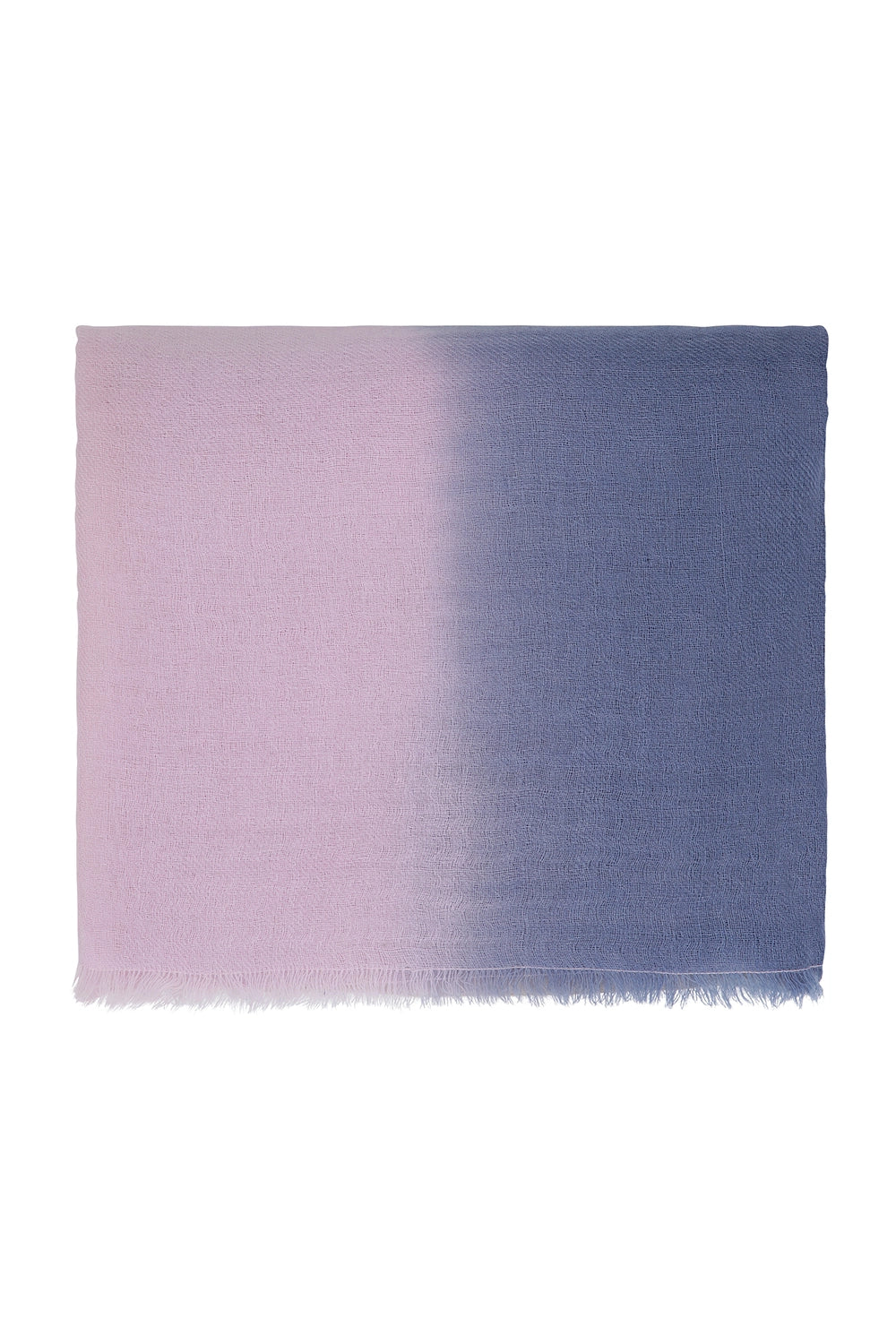 Ilse Jacobsen Dip Dye Scarf in Mauve Dip Dye WOOCA01