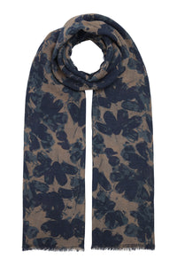 Ilse Jacobsen Butterfly Scarf in Beige Butterfly WOOCA02