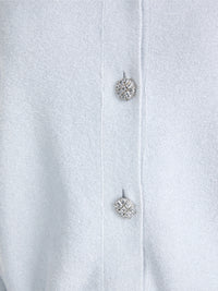 Marc Cain Glitter cardigan with ruffles YG 39.04 M53