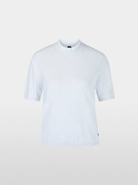 Marc Cain Short-sleeve pullover in glitter elegance YG 41.02 M53
