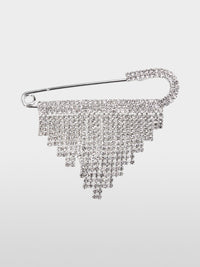 Marc Cain Brooch with sparkling rhinestones YG J7.02 Z03