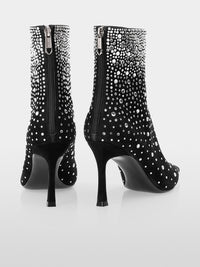 Marc Cain Glitter goat suede ankle boots YG SB.01 L03