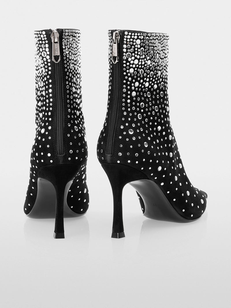 Marc Cain Glitter goat suede ankle boots YG SB.01 L03