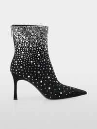 Marc Cain Glitter goat suede ankle boots YG SB.01 L03