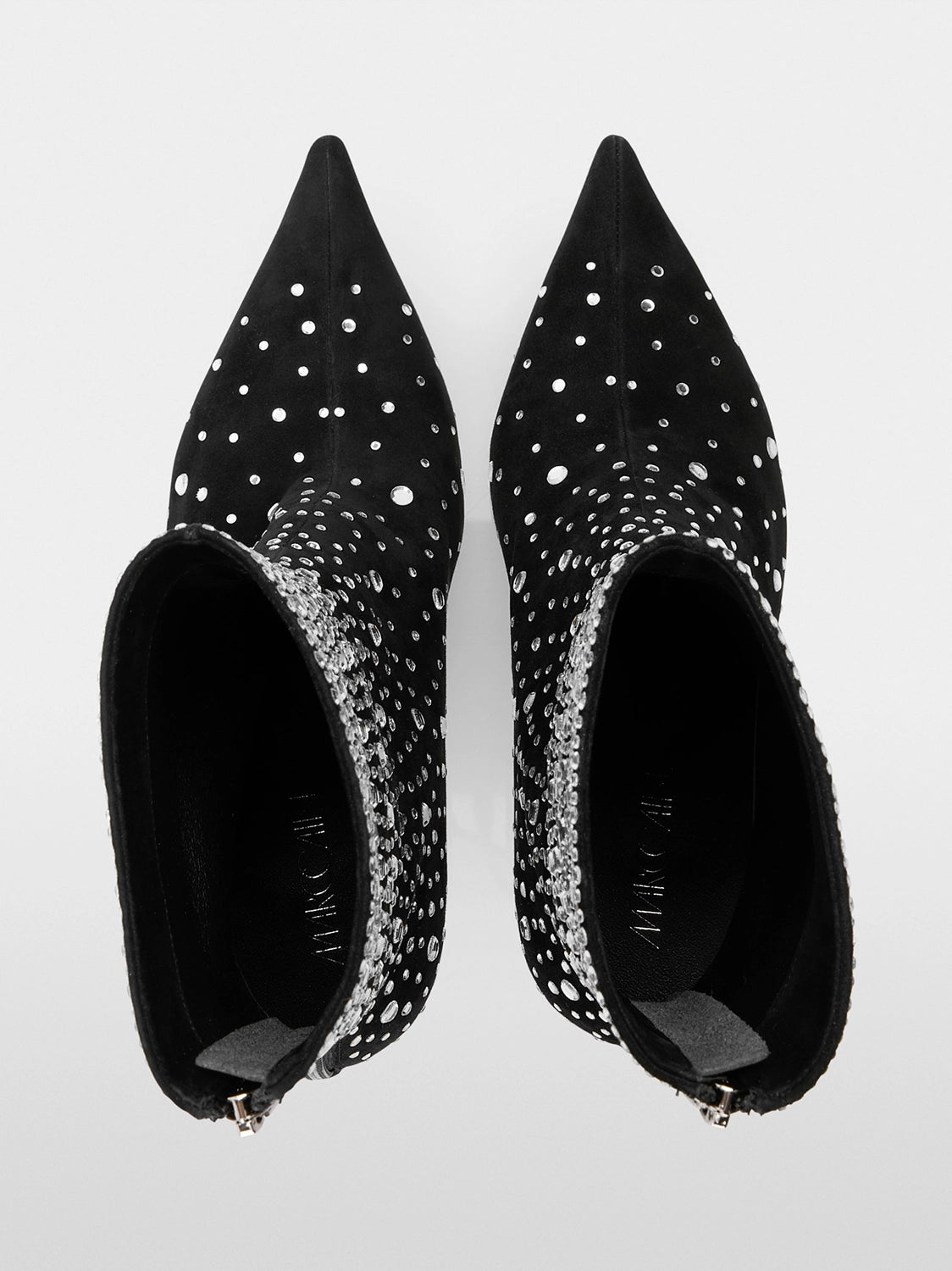 Marc Cain Glitter goat suede ankle boots YG SB.01 L03