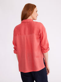 Yarra Trail Relaxed Linen Overshirt YT24S4014