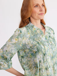 Yarra Trail Seafoam Swirl Print Shirt YT24S4046