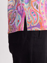 Yarra Trail Angel Paisley Print Top YT24S7425
