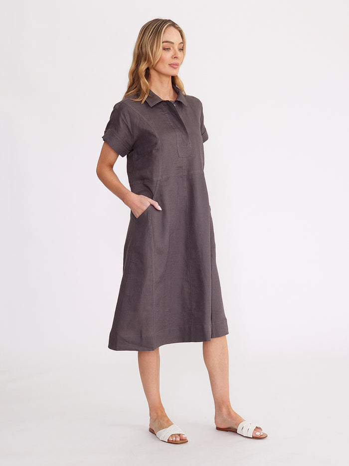 Yarra Trail Half Placket Dress YT24S9442