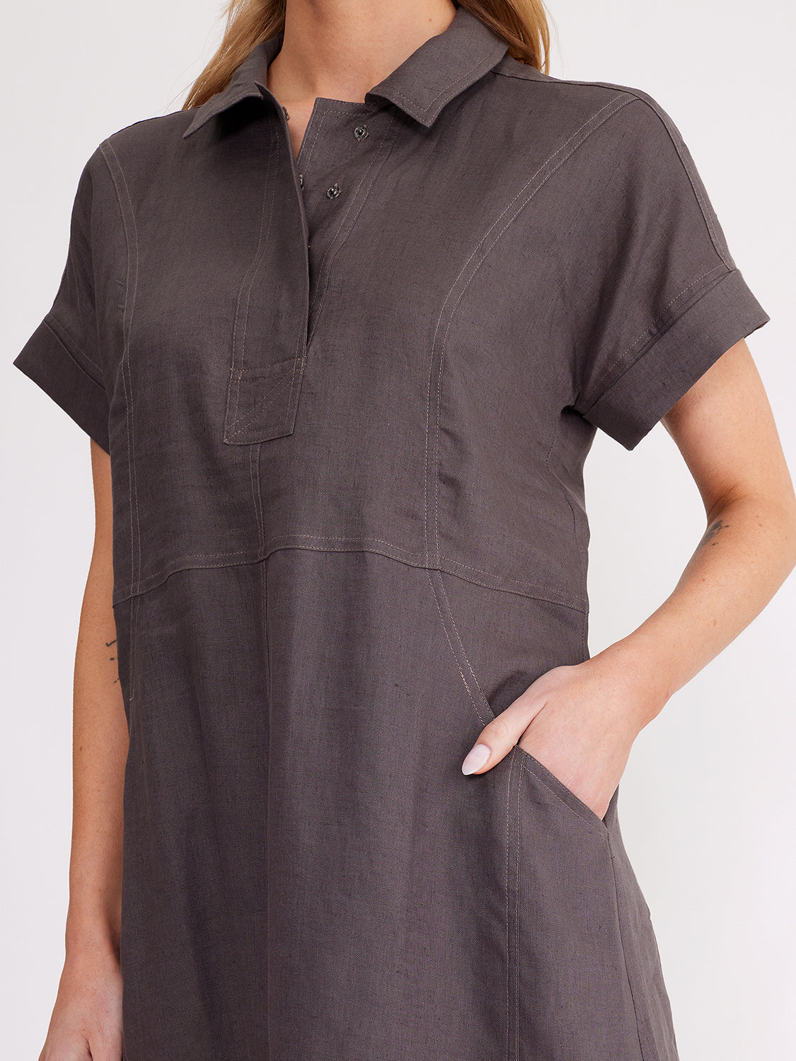 Yarra Trail Half Placket Dress YT24S9442