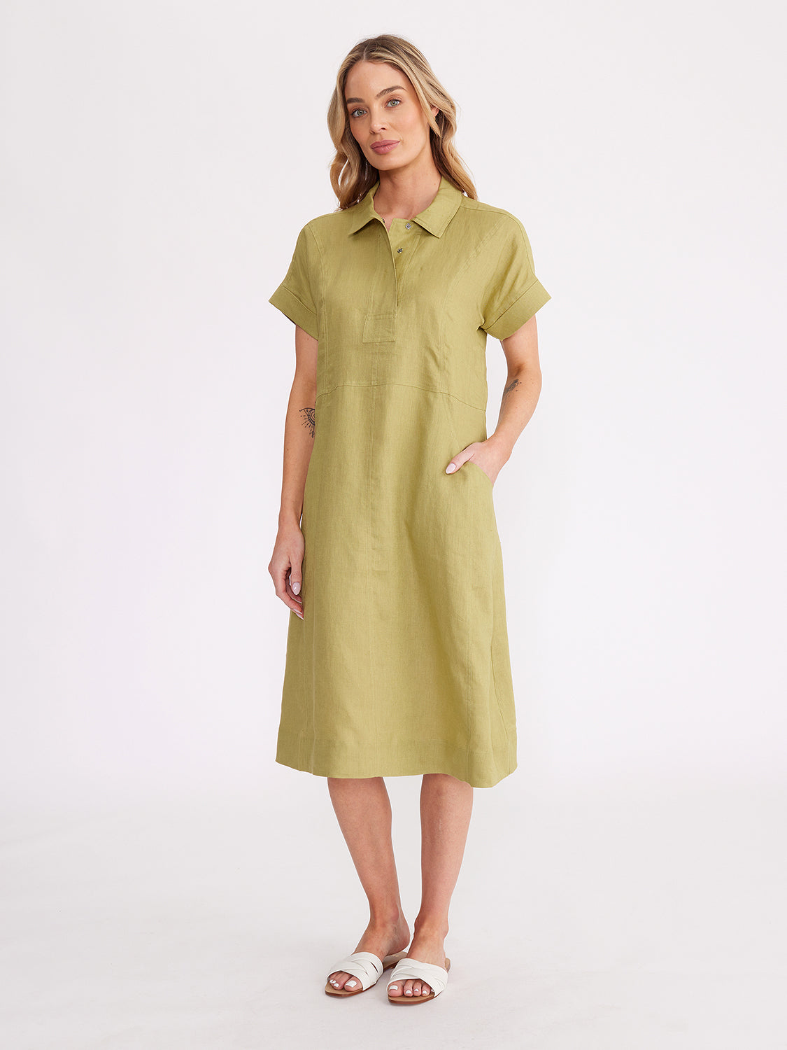 Yarra Trail Half Placket Dress YT24S9442