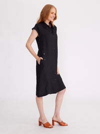 Yarra Trail Button Trim Dress YT24S9451
