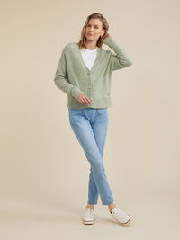 Yarra Trail Three Button Cardigan  YT24W7636
