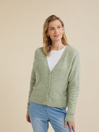 Yarra Trail Three Button Cardigan  YT24W7636