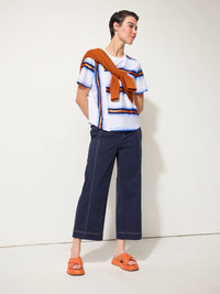 Marco Polo Essential Wide Leg Pant in Ink YTMP8283