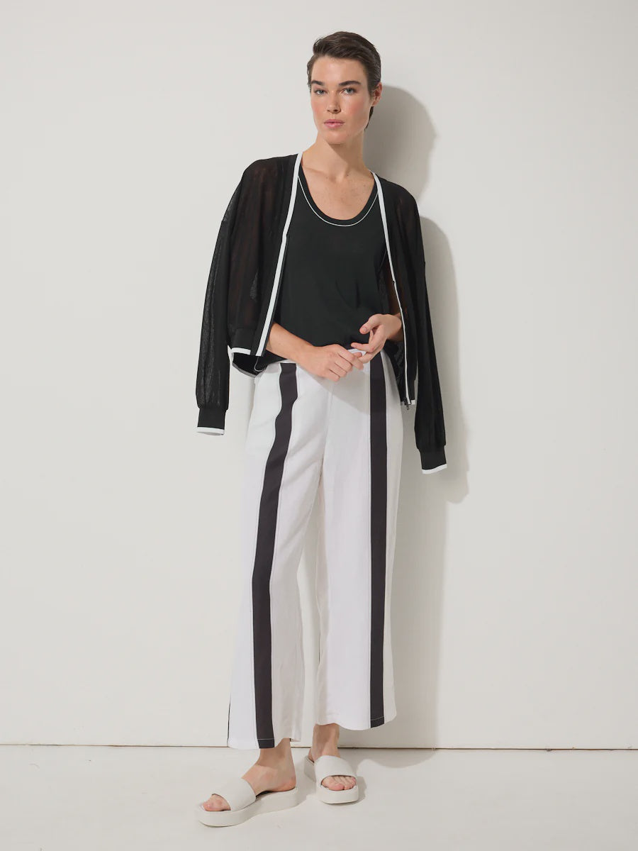 Marco Polo Urban Stripe Shirt in Black Stripe YTMP4719