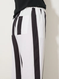 Marco Polo Urban Stripe Pant in Black Stripe YTMP8289
