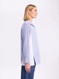 Marco Polo L/S Spliced Stripe Shirt Ytms54651