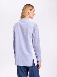 Marco Polo L/S Spliced Stripe Shirt Ytms54651